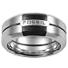 Fossil Herren-Ring Edelstahl Gr.57 (18.1) JF84549040-57