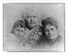 Historic Print (L): [Elizabeth (Cady) Stanton, 1815-1902, bust portrait, facing slightly right, with daughte