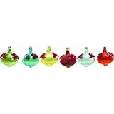 Bird Brain Inc 10101210 Iridescent Glass Minikin Hummingbird Feeder Display (Pack of 9)