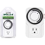 Titan Controls 734110 Apollo 6 24-Hour Timer with 15 Minute Intervals, 120-volt