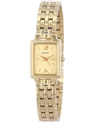 Seiko Womens SXGL62 Dress Gold-Tone Watch