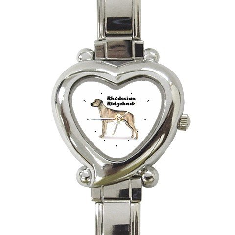 Rhodesian Ridgeback Heart Italian Charm Watch