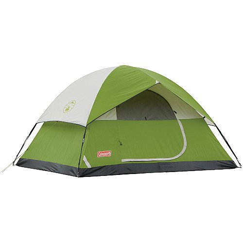 Coleman SunDome 9- by 7- Foot Four- Person Dome Tent (Orange/Grey)