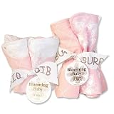Blooming Bouquet Gift Sets - Versailles Pink - Bib & Burp Set