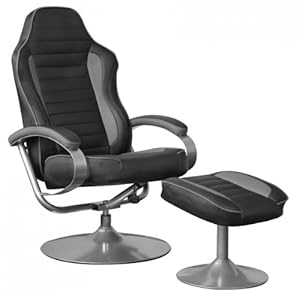 Amstyle Sporting TV Chair for Relaxing/Watching Television Revolving