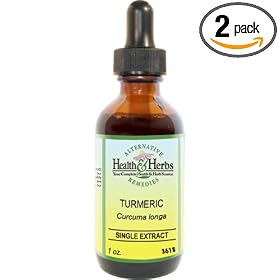 Alternative Health & Herbs Remedies Turmeric, 1-Ounce Bottle (Pack of 2)