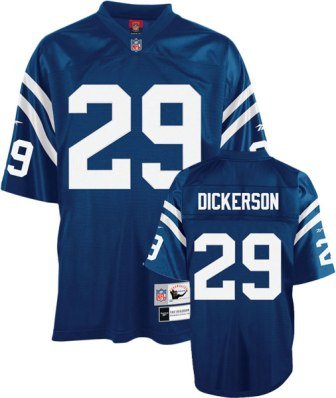 Eric Dickerson Colts Blue Reebok Premier Jersey