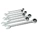 Titan 17351 7-Piece Ratcheting Metric Combination Wrench Set