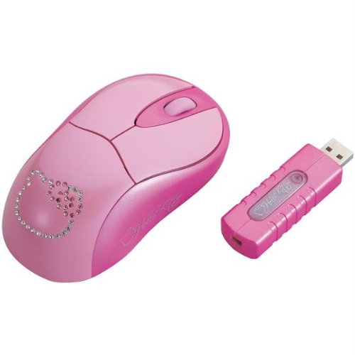 Hello Kitty KT4092 Wireless Mouse with RF Receiver, Plug-and-Play Connectivity