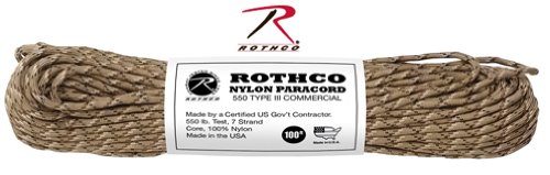 Rothco 550-Pound Desert Type III Commercial (100-Feet, Camo)