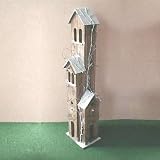 XL Vogelhaus Kirche Landhaus Holz 120 cm