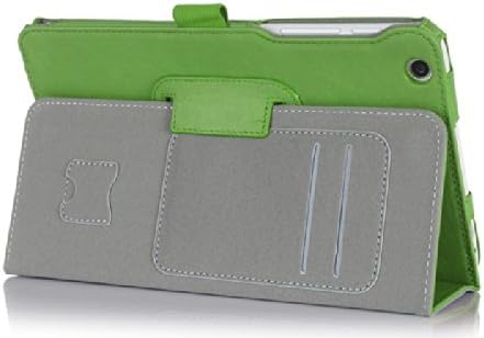 Xinjie® Lenovo Ideatab A8-50 8-inch Tablet A5500 Case with Elastic Hand Strap, Multi-angle, Card Holder Leather Stand Cover Case for Lenovo Ideatab A8-50 8-inch Tablet (green)