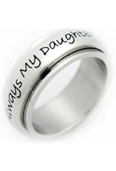 Always My Daughter Now My Friend Spinner Ring - Mother Daughter Spinner Ring - Mother Daughter Gifts