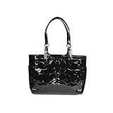 (コーチ)COACH ギャラリー エンボス パテント イーストウエスト トート ショルダーF16564 SV/BK ブラック 15246シリーズ 2010秋冬最新作　並行輸入品