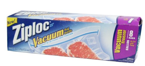Ziploc Vacuum Bags, Gallon, 8-Count(Pack of 3)