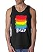 Shop4Ever® Pride Rainbow Bright Neon Men's Tank Top Gay Equal Rights Tank Tops