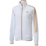 (アディダス)adidas adibright ウォームアップジャケット RA440 O13663 ホワイト/メタリックゴールド S