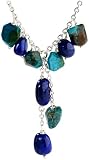 Jane Davis DD0080 Lapis Lazuli and Chrysocolla Ladies 17 Necklace