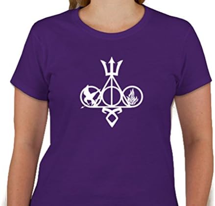 Book Fandom Scale Women's T Shirt (XL, Purple)