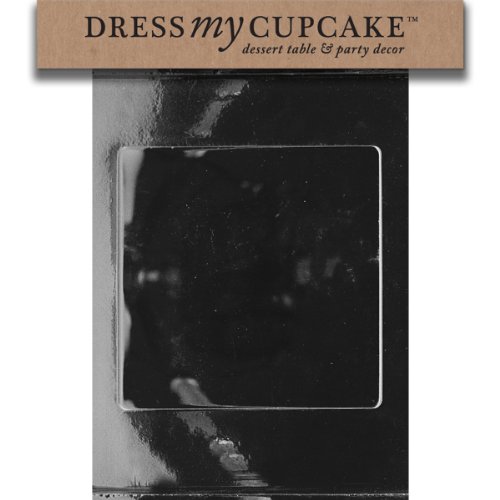 Dress My Cupcake DMCD302B Chocolate Candy Mold, 7-1/2-Inch Square  Pour Box-Top