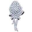 Bridal Pearl Style Crystal Bouquet Brooches & Pins