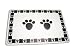 Pet Supplies : Petrageous PE10016 Placemat Pet Paws Black