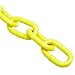 Campbell PD0722127 System 3 Grade 30 Low Carbon Steel Proof Coil Chain on Reel, Yellow Polycoated, 1/4" Trade, 0.26" Diameter, 60' Length, 1300 lbs Load Capacity
