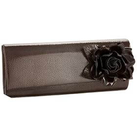 Jessica McClintock Shark-Embossed Frame Clutch