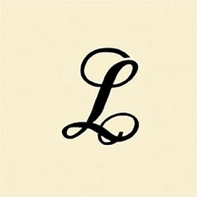 Embroidered Luggage Tag - Letter L by Mud Pie