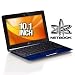 Asus Eee PC 1008HA Seashell 10.1-Inch Pearl Blue Netbook - 6 Hour Battery Life