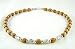 Kitchen & Housewares : Mens Womens Surf Surfer Metal & Wood Bead Necklace