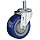E.R. Wagner Stem Caster, Swivel, Polyurethane Wheel
