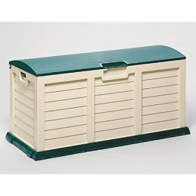Large Storage Jumbox with wheels and lock for padlock
