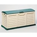Siena Garden Kissenbox Jumbo XXL gr�n/beige Kunststoff