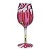 Lolita Holiday Glassware Wine Loves Me - Loves Me Not