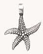 Sea Starfish Star Fish Pewter Pendant Necklace