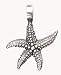 Sea Starfish Star Fish Pewter Pendant Necklace