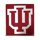 Indiana University IU Hoosiers Fleece Blanket Throw