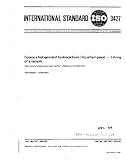 ISO 3427:1976, Gaseous halogenated hydrocarbons (liquefied gases) -- Taking of a sample