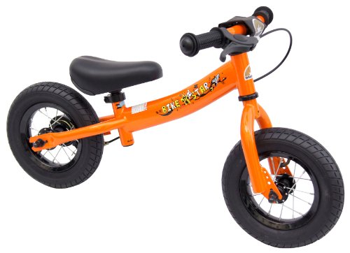 bike*star 25.4cm (10 Inch) Kids Learner Balance Beginner Run Bike Sport - Orange