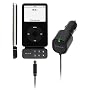 Belkin TuneFM for iPod - Digital player FM transmitter / charger for car - black