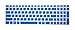 PcProfessional Blue Ultra Thin Silicone Gel Keyboard Cover for Lenovo Ideapad Flex 3 15.6