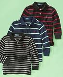 Polo Ralph Lauren Little Boy Long-Sleeve Striped Polo