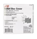 Electrical Boxes: Ace Weatherproof Two Gang Blank Cover (3014644)