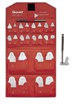 Starrett S167CHZ Radius Gages Inch and Combination Set Numbers S167AH and S167B with 110 Holder