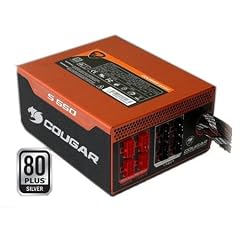Netzteil Cougar S 550 2x PCIe, Kabel-Management, Orange/Grau