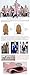 Miya Women's Faux Leather Jacket Quilted Bomber Jacket Short Coat Red Large