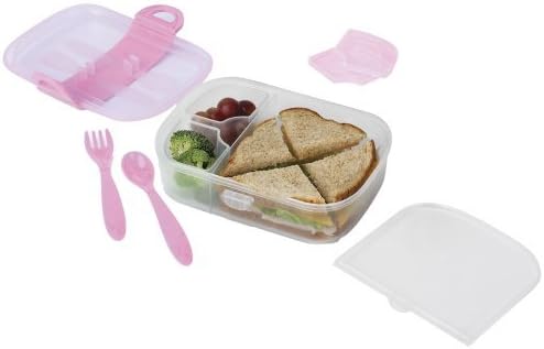 Munchkin Click Lock Bento Mealtime Set, Colors may vary