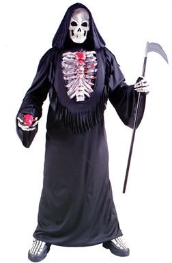 Bleeding Skeleton Adult Mens Halloween Costume
