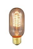 Bulbrite NOS40T14 40-Watt Nostalgic Edison T14 Tubular, Vintage Spiral Filament